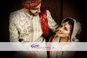 An Asian Couple at their pre-wedding photo shoot