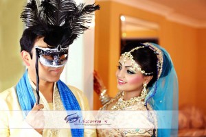 Photoshoot of an Asian Couple at their wedding