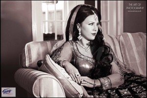 Portrait of an Asian Bride in the UK
