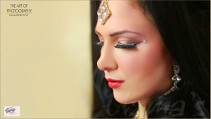 night makeup of Asian Bride UK